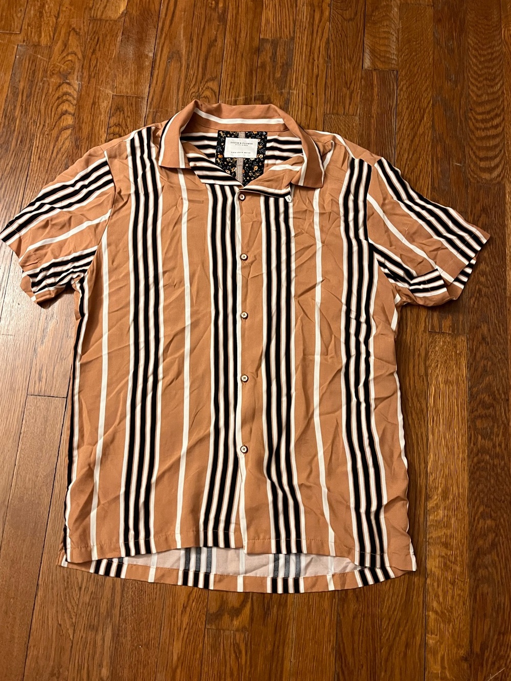 Denim & Flower Ricky Singh striped button-down shirt